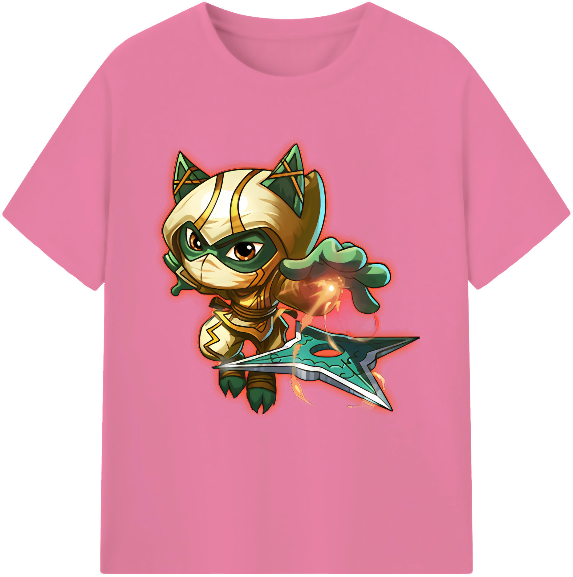 リーグ・オブ・レジェンド League of Legends LOL 綿100％半袖Tシャツ（フロントプリント）